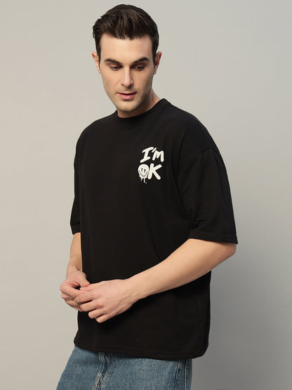 Broken Black Oversized T-Shirt