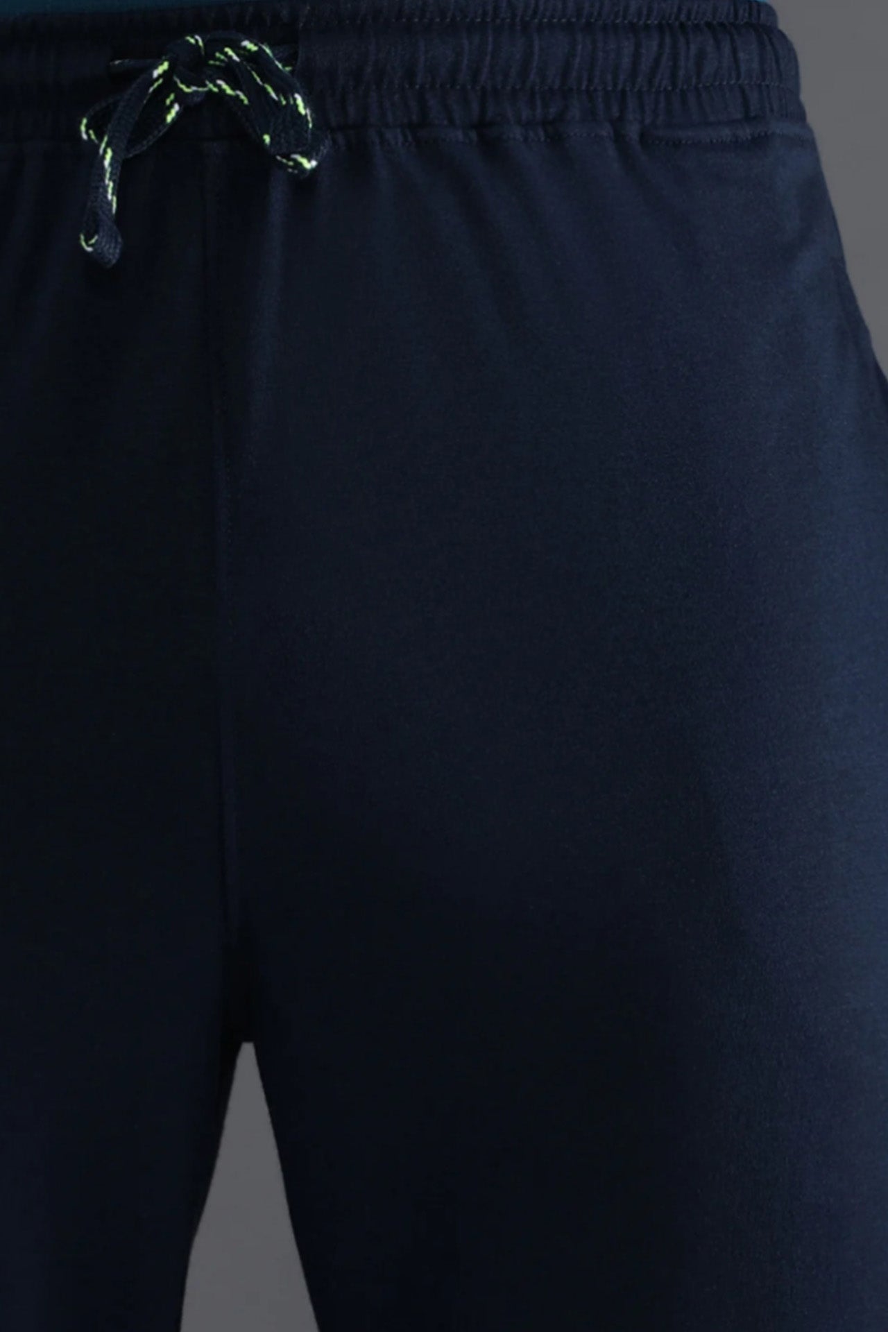Men’s Navy Blue Straight-Fit Lounge & Track Pants