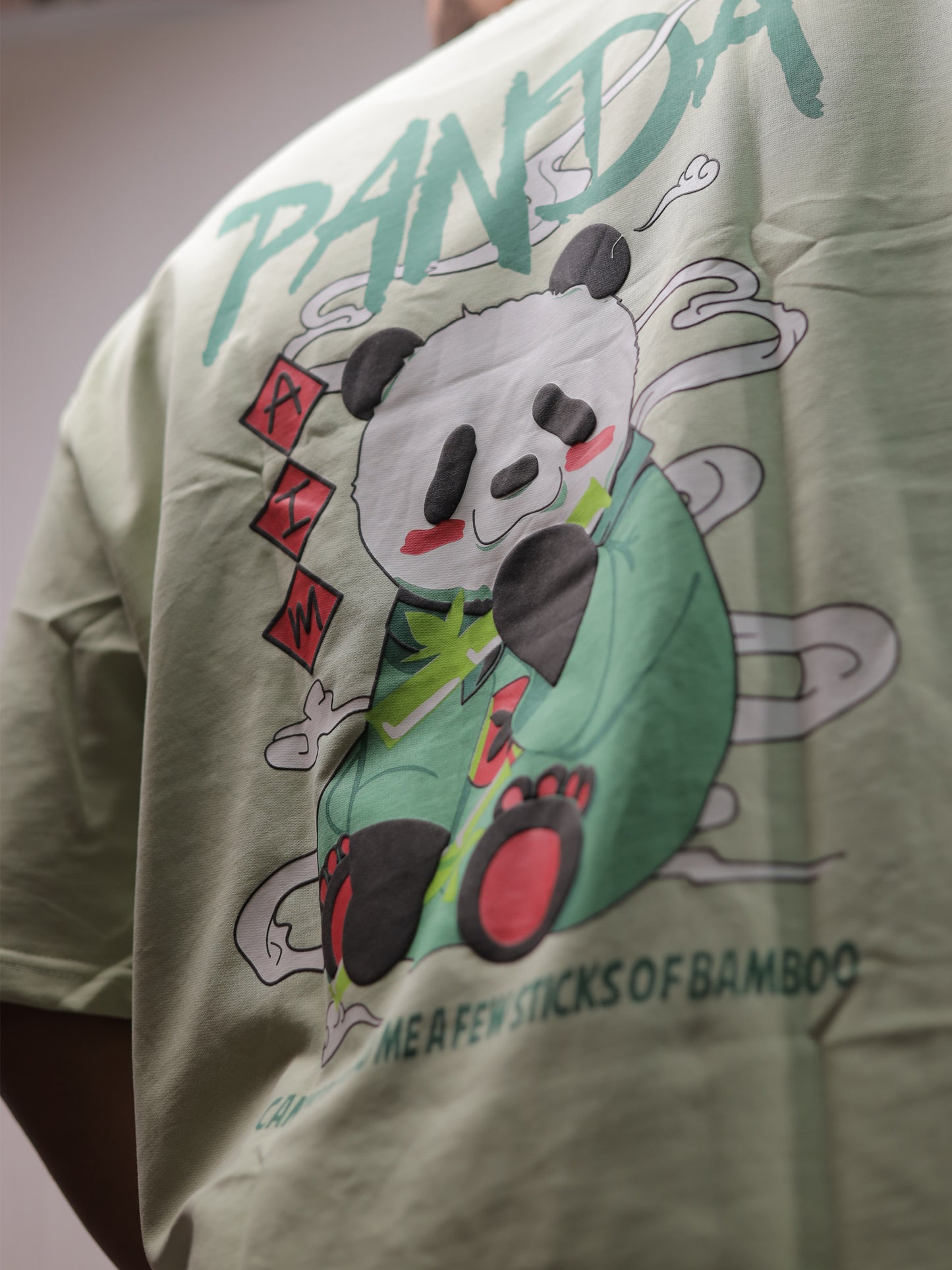 Panda Pista Oversized T-Shirt