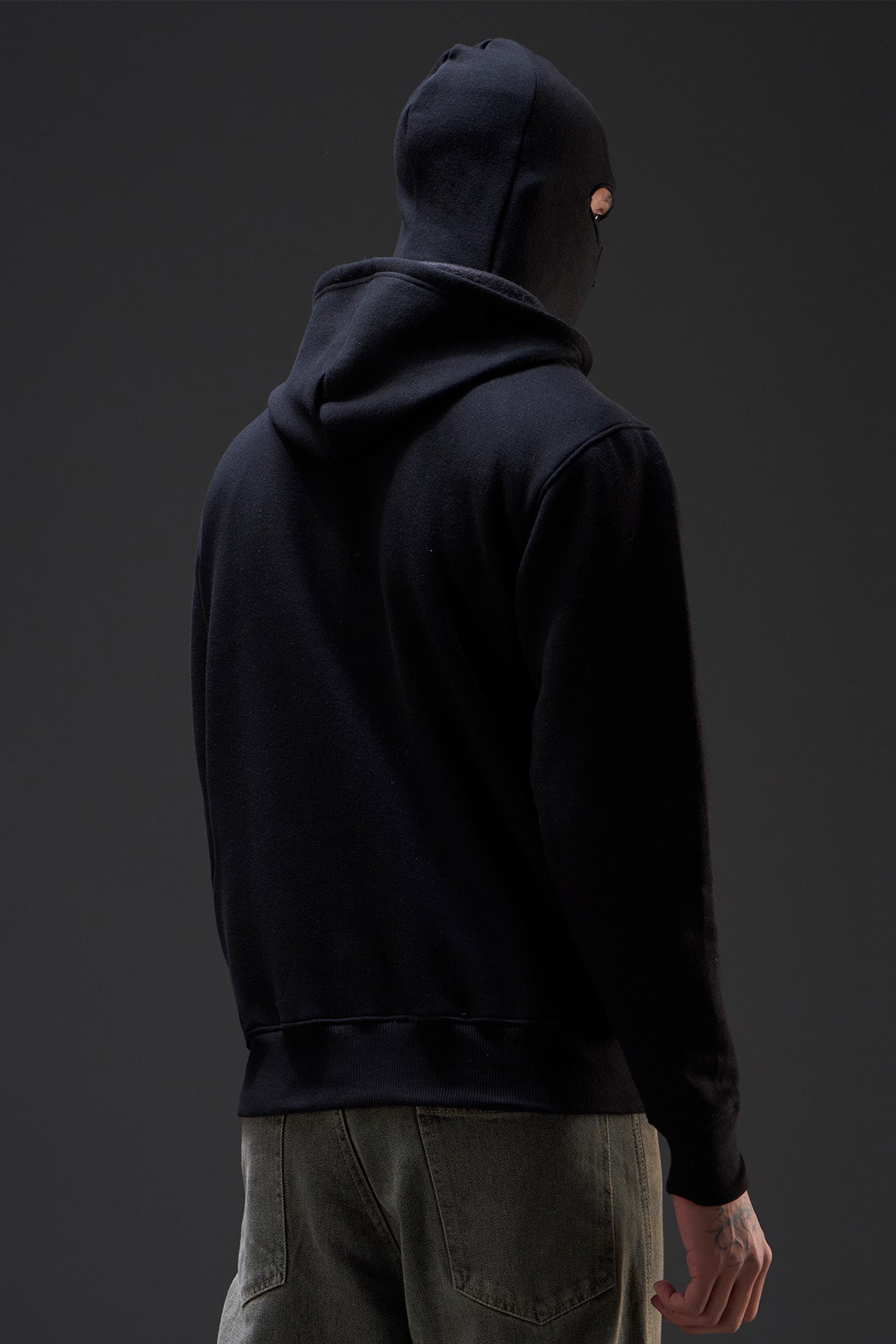 WESTYN Baklava Zip Hoodie – Black