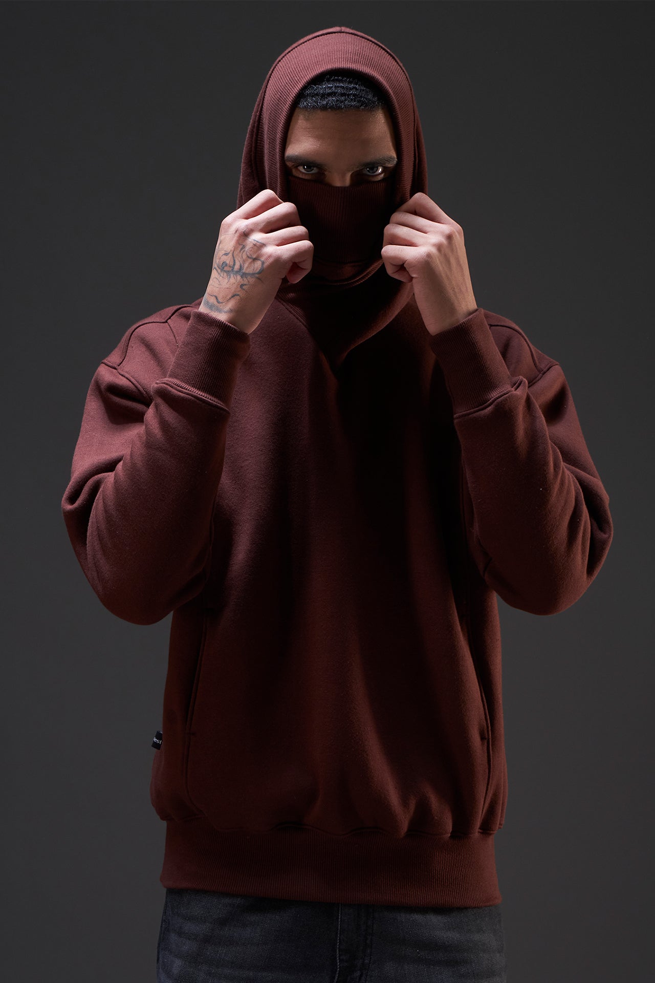 WESTYN Brown Stealth Hood Hoodie