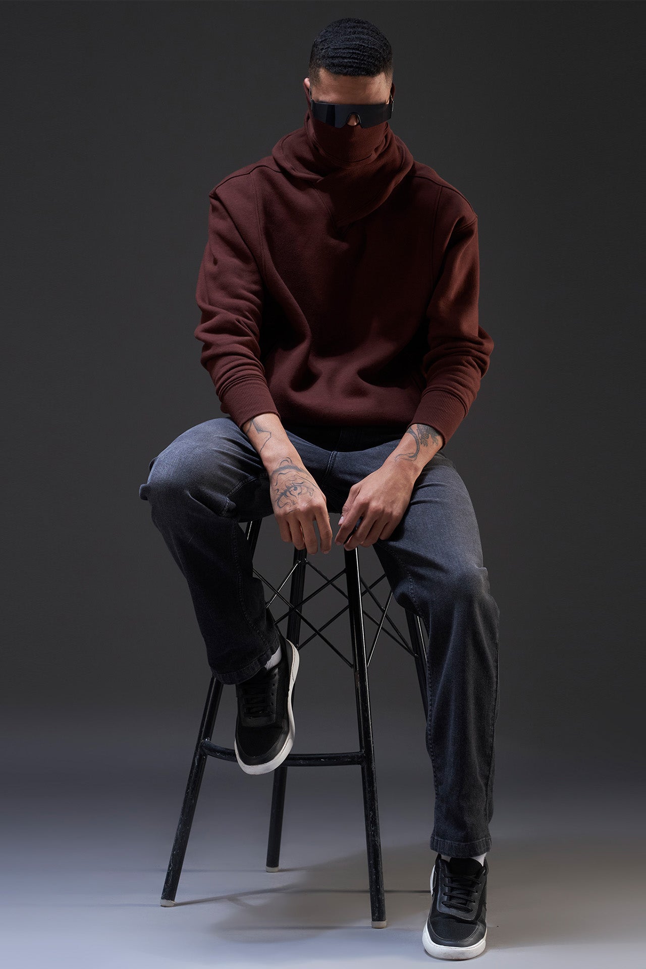 WESTYN Brown Stealth Hood Hoodie