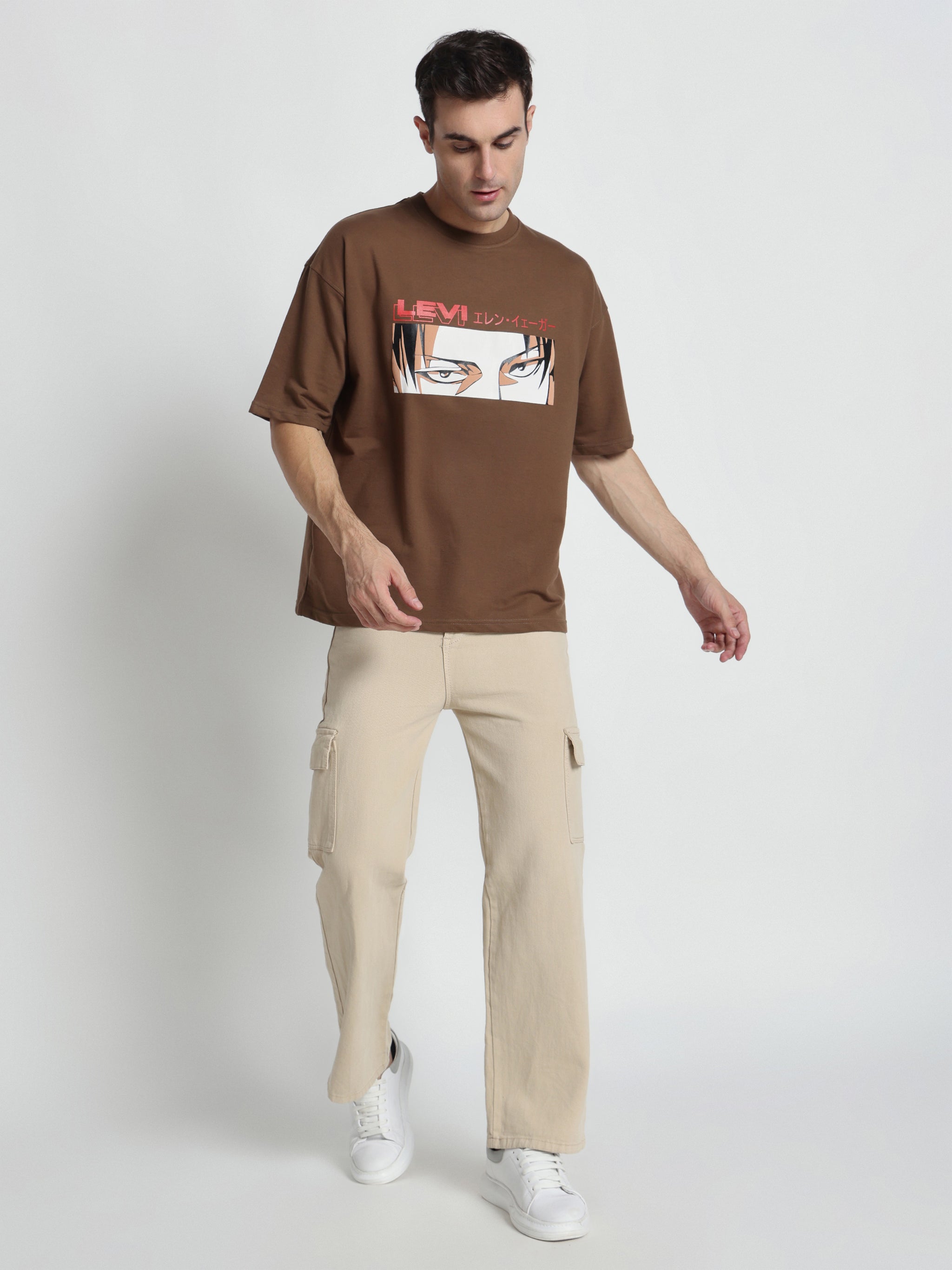 Yeager Brown Oversized T-Shirt