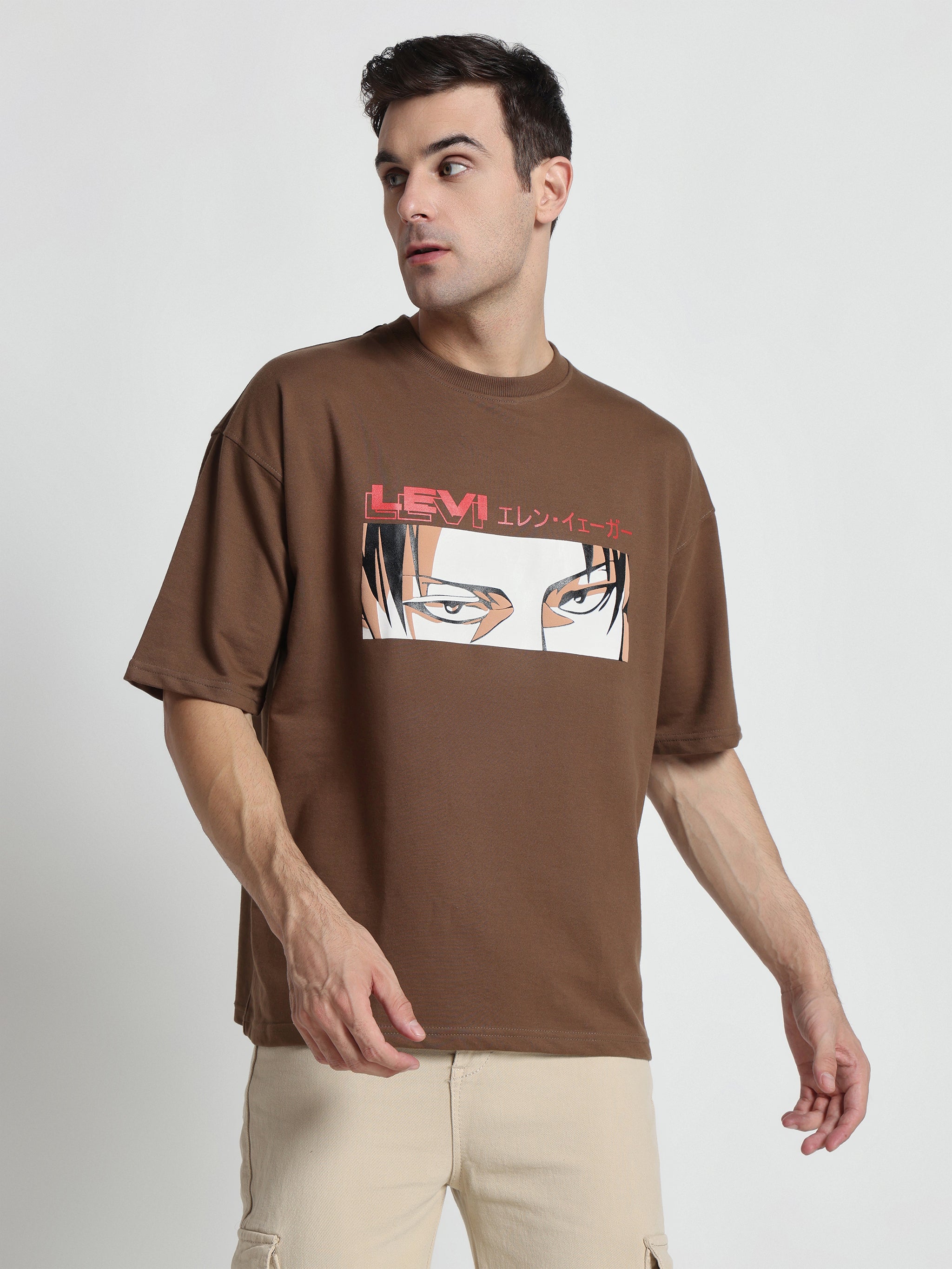 Yeager Brown Oversized T-Shirt