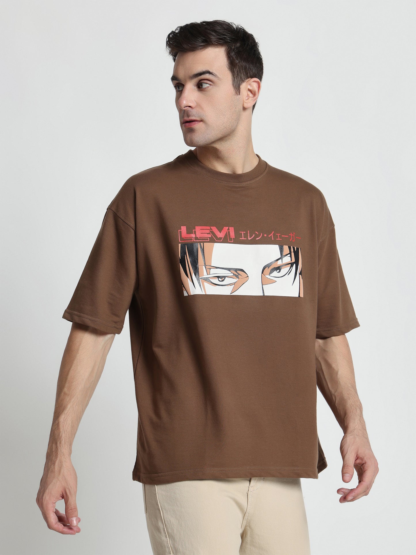 Yeager Brown Oversized T-Shirt