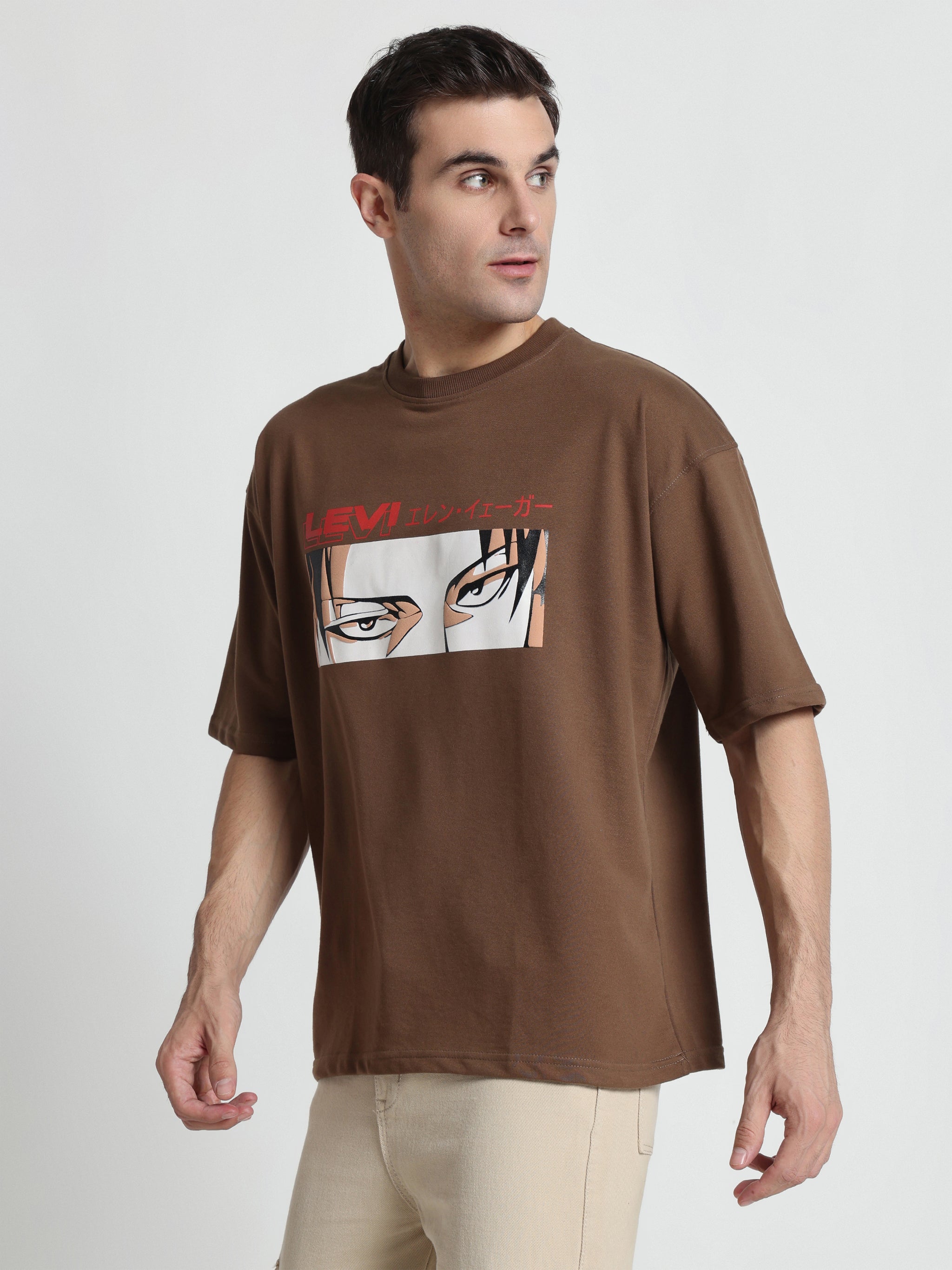 Yeager Brown Oversized T-Shirt